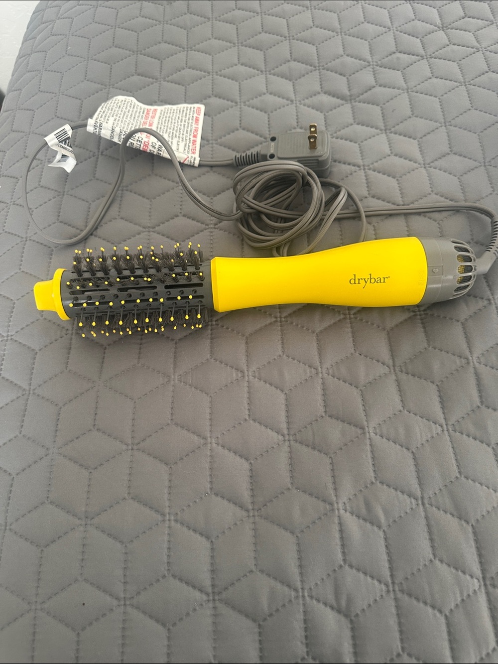 Drybar Yellow Round Hot Air Styling Brush